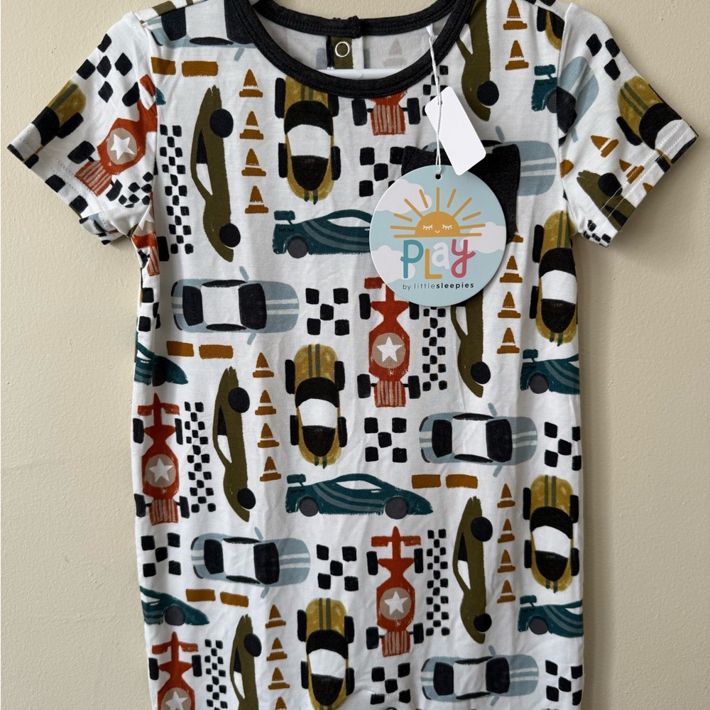Little Sleepies Fast Lane Pocket Romper